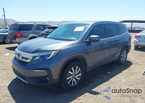 2021 Honda Pilot Ex z USA, uszkodzony, nr VIN 5FNYF5H33MB019453
